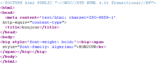 Code source de bonjour.html
