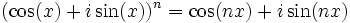Formule de De Moivre